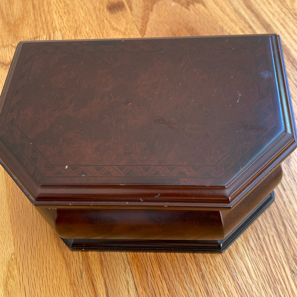 Bombay mahogany jewelry box solid wood
